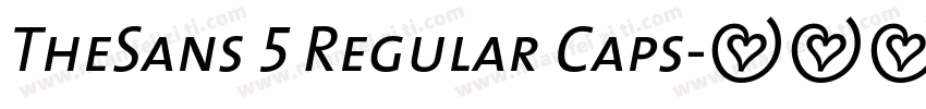 TheSans 5 Regular Caps字体转换